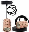 Miniatyrbillede 2 af 5: Loftlampe pendel 2m E27 60W rosaguld
