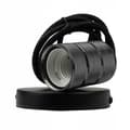Miniatyrbillede 1 af 3: Hængende loftslampe, 2m E27, 60W, sort, skinnende