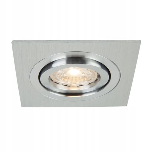 OZZO MINO 222-AL armatur. firkantet IP20 ALU aluminium