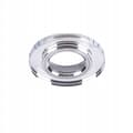 Miniatyrbild 2 av 3: Fast spotlight OZZO VIDI rund glas silver
