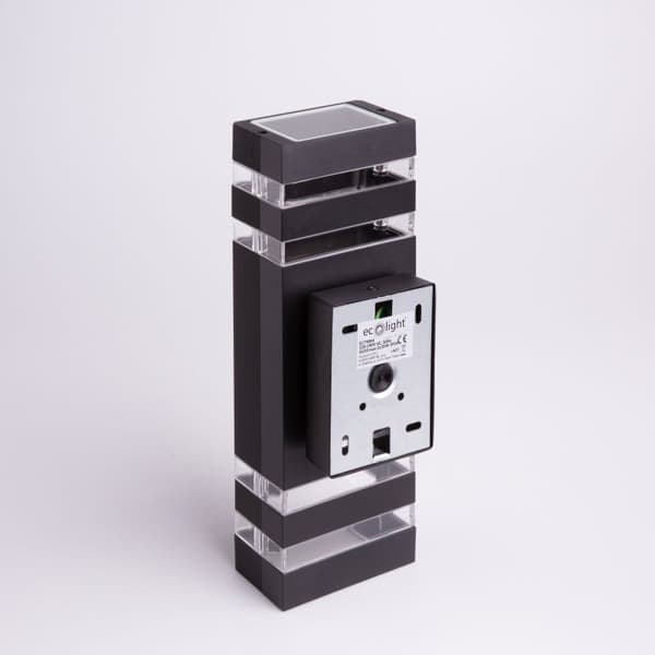 Fasadarmatur OE-1C 2XGU10 110x100x320 SVART