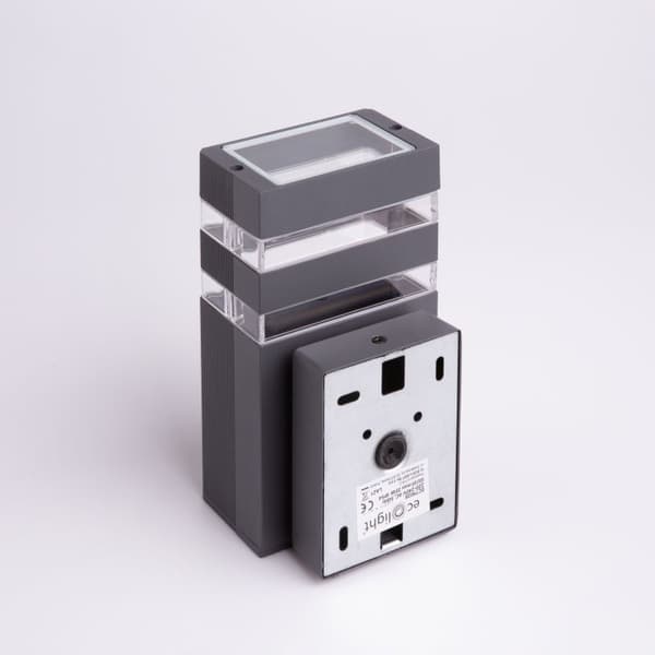 Fasadarmatur OE-2S 1xGU10 110x105x200 ANTRACIT