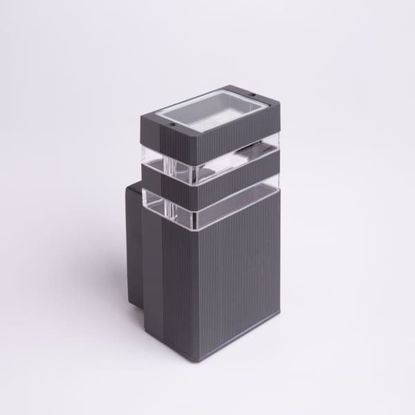 Fasadarmatur OE-2S 1xGU10 110x105x200 ANTRACIT