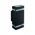 Miniatyrbillede 1 af 3: Facadearmatur OE-2C 2xGU10 100x110x240 SORT