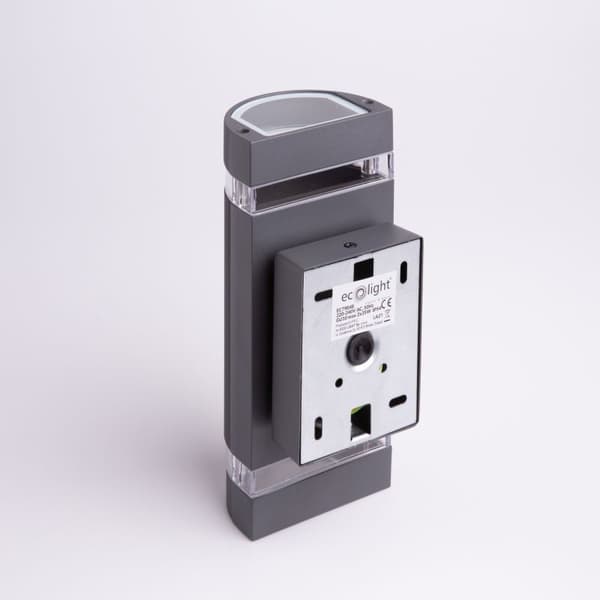 Fasadarmatur OE-4C 2xGU10 100x100x240 SVART