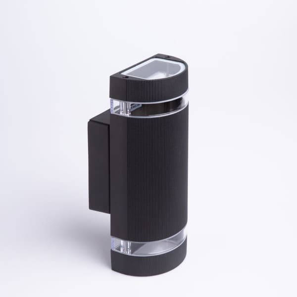 Fasadarmatur OE-4C 2xGU10 100x100x240 SVART
