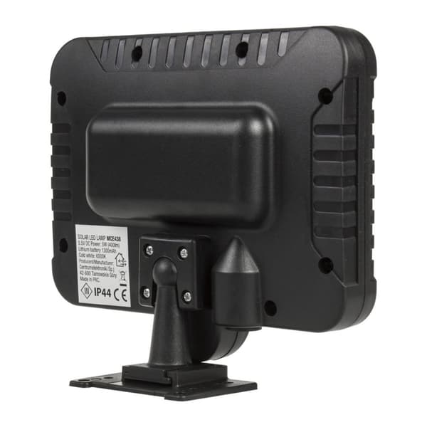 Solcellsdriven LED-strålkastare med rörelsesensor Maclean, IP44, 5W, 400lm, 6000K MCE438