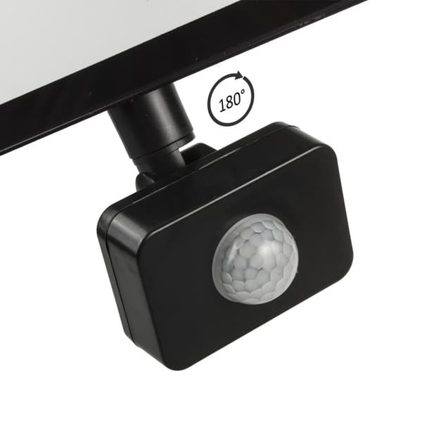 LED-projektør med bevægelsessensor 30W, 2400lm, hvid farve 4000K, IP44