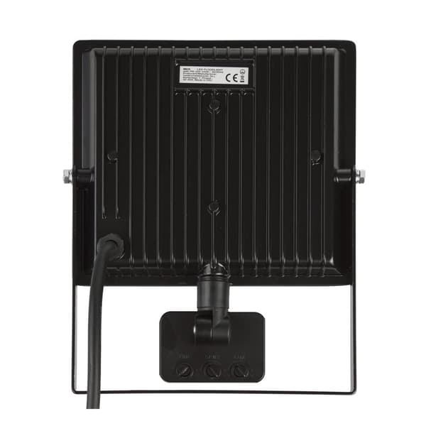 LED-projektør med bevægelsessensor 30W, 2400lm, hvid farve 4000K, IP44