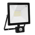 Miniatyrbillede 1 af 7: LED-projektør med bevægelsessensor 30W, 2400lm, hvid farve 4000K, IP44