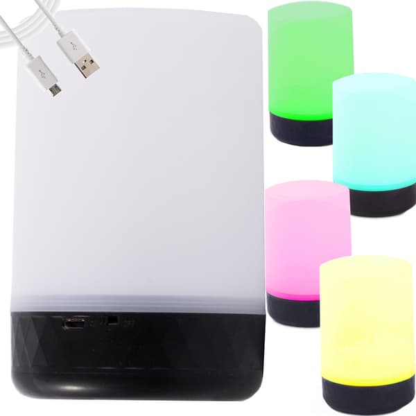 RGB LED-yövalo USB 8 vaihtuva väri
