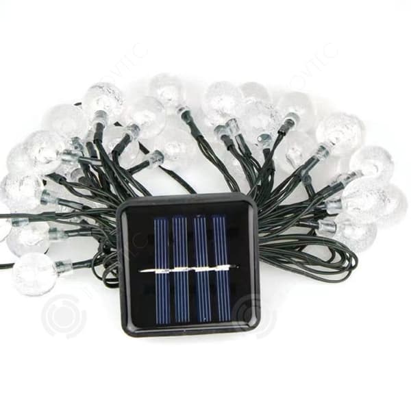 INN String Lights 12m 100LED Solar String Lights Solar String Lights Utomhus Vattentät Solar Lights Batteridriven