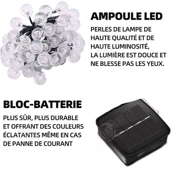 INN String Lights 12m 100LED Solar String Lights Solar String Lights Utomhus Vattentät Solar Lights Batteridriven