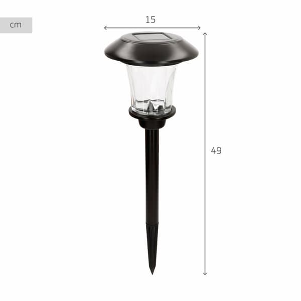 Solcellslampa Aktive 15 x 49 x 15 cm (4 antal)
