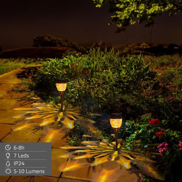 Solcellelampe Aktive 9 x 40 x 9 cm (6 enheder)