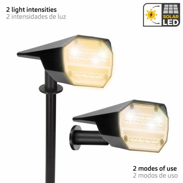 Solcellelampe Aktive 8 x 37 x 11 cm (6 enheder)