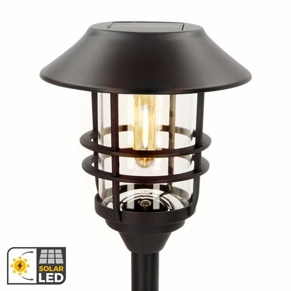 Solcellelampe Aktive 17 x 58 x 17 cm (2 enheter)