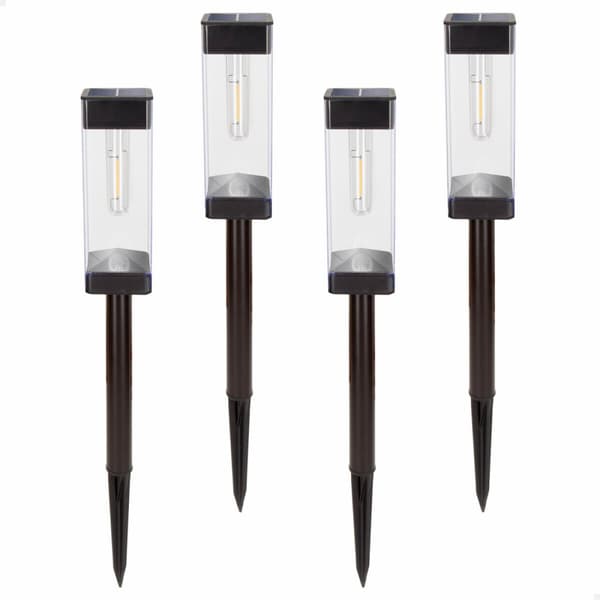 Solcellelampe Aktive 6 x 55 x 6 cm (4 enheder)