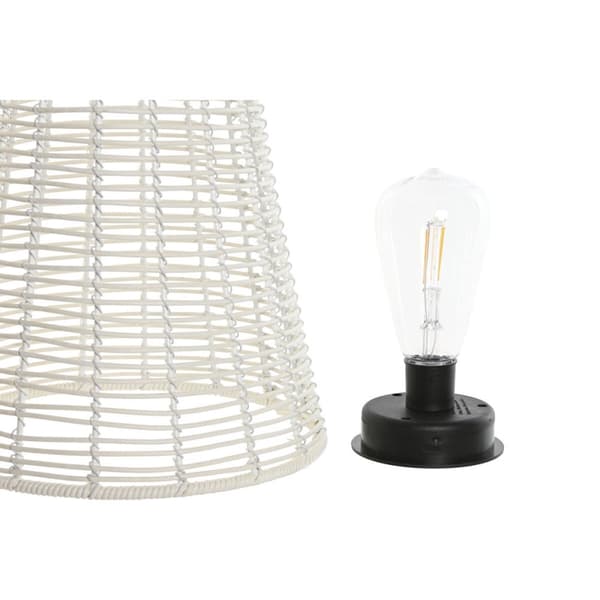 Solcellslampa Home ESPRIT Vit 35 x 35 x 76 cm