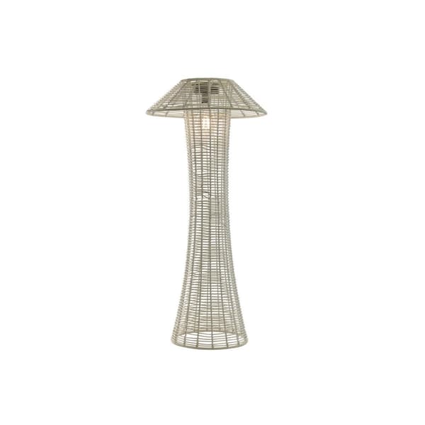 Solcellslampa Home ESPRIT Vit 35 x 35 x 76 cm