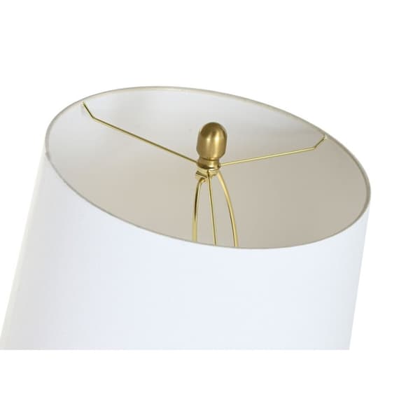 Golvlampa Home ESPRIT Vit Gyllene 220 V 43 x 43 x 170 cm