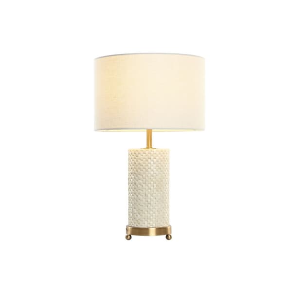 Bordslampa Home ESPRIT Vit 50 W 220 V