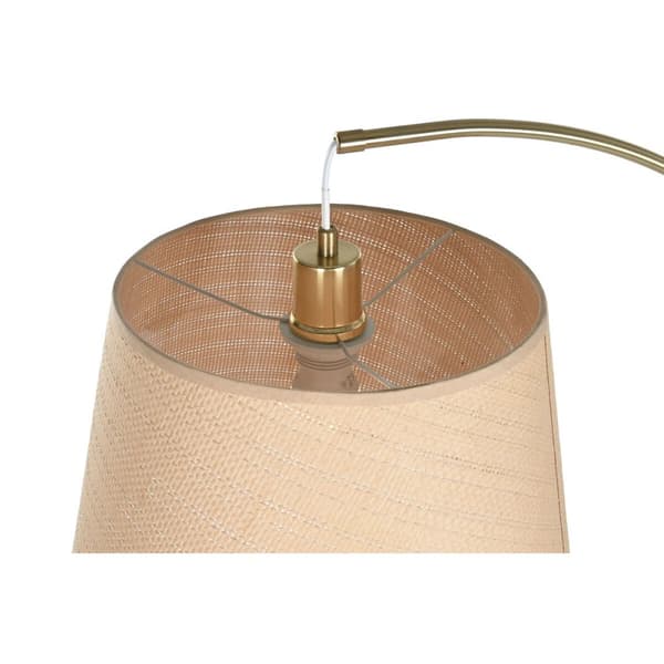 Golvlampa Home ESPRIT Beige Gyllene 220 V