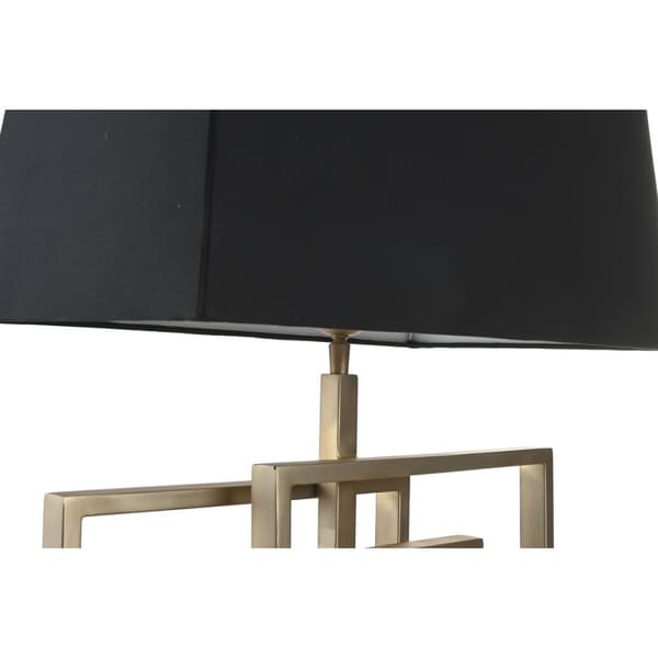 Bordslampa Home ESPRIT Svart Gyllene 50 W 220 V