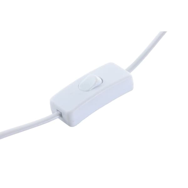 Bordslampa Home ESPRIT Vit Brun 50 W 220 V
