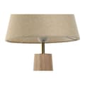 Miniatyrbillede 2 af 4: Bordlampe Home ESPRIT Beige Natur 50 W 220 V