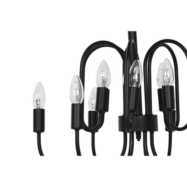 Loftslampe Home ESPRIT Sort Metal 54 x 54 x 46 cm
