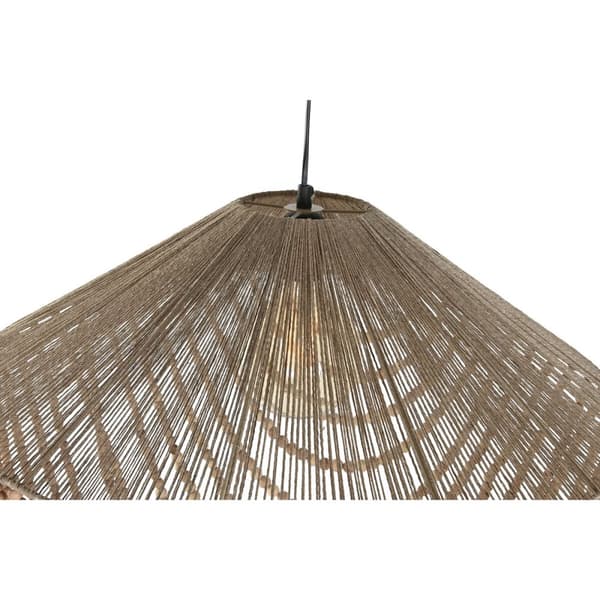 Kattolamppu Home ESPRIT Vaaleanruskea Juutti Puu 67 x 67 x 100 cm