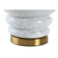 Miniatyrbild 3 av 6: Bordslampa Home ESPRIT Vit Gyllene 50 W 220 V