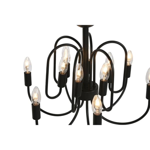 Taklampa Home ESPRIT Svart Metall 54 x 54 x 46 cm