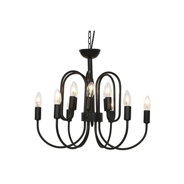 Taklampa Home ESPRIT Svart Metall 54 x 54 x 46 cm