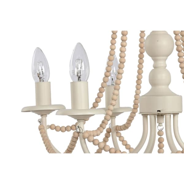 Taklampa Home ESPRIT Ljusbrun Metall Järn Furu 25 W 57 x 28 x 57 cm