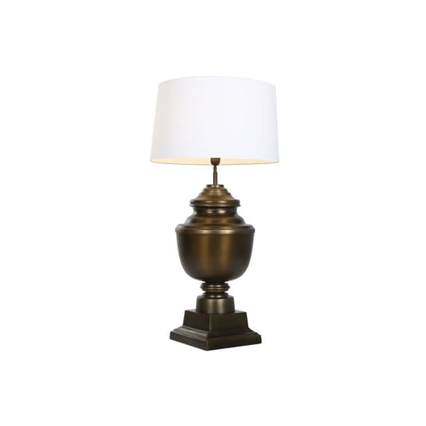 Bordslampa Home ESPRIT Svart Brons 50 W 220 V