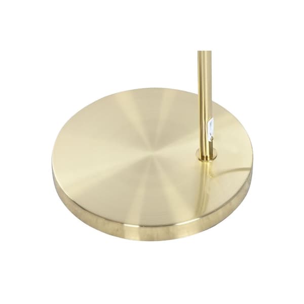 Golvlampa Home ESPRIT Beige Gyllene 220 V
