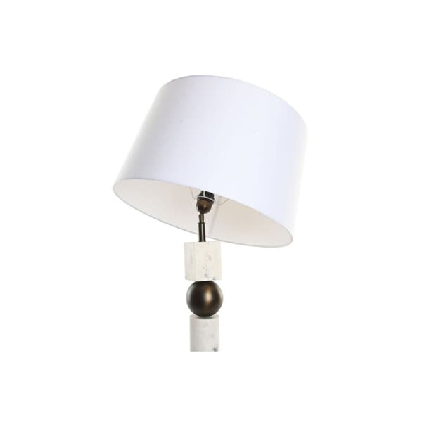 Bordslampa Home ESPRIT Vit Brons 50 W 220 V