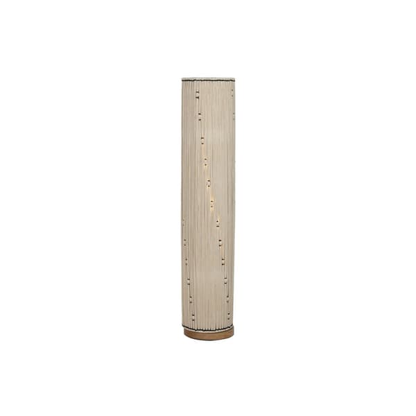 Golvlampa Home ESPRIT Brun Svart Beige 50 W 220 V 25 x 25 x 125 cm