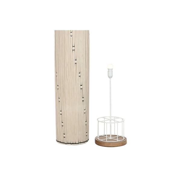 Golvlampa Home ESPRIT Brun Svart Beige 50 W 220 V 25 x 25 x 125 cm