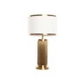 Miniatyrbillede 1 af 6: Bordlampe Home ESPRIT Hvid Gylden 50 W 220 V