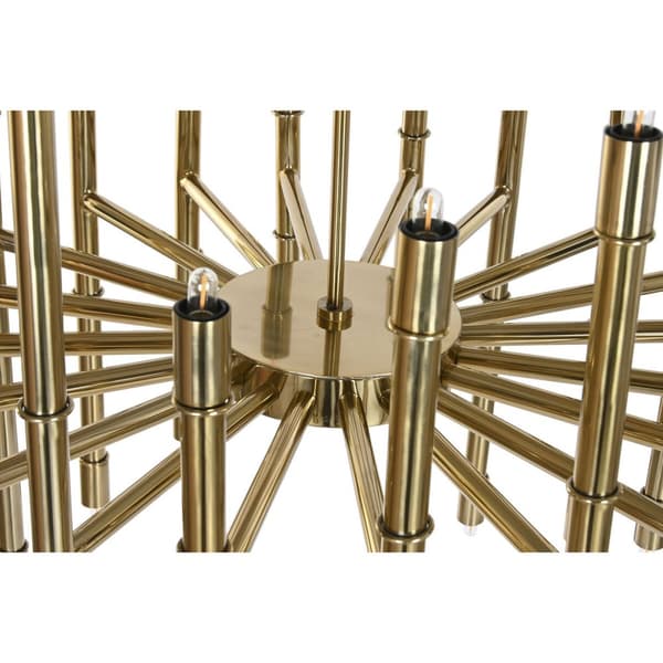 Loftslampe Home ESPRIT Gylden Metal Stål 74 x 74 x 138 cm