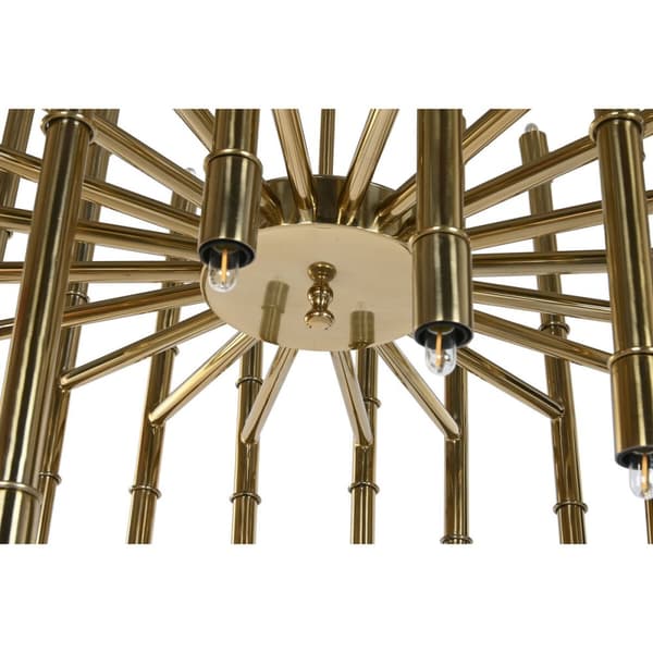 Loftslampe Home ESPRIT Gylden Metal Stål 74 x 74 x 138 cm