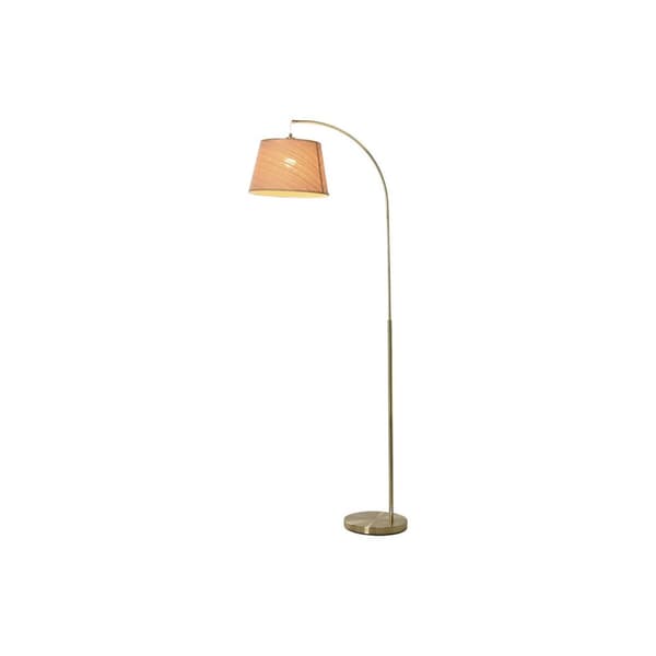 Gulvlampe Home ESPRIT Beige Gylden 220 V