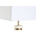 Miniatyrbillede 3 af 6: Bordlampe Home ESPRIT Hvid Beige Gylden 50 W 220 V