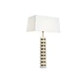 Miniatyrbillede 2 af 6: Bordlampe Home ESPRIT Hvid Beige Gylden 50 W 220 V