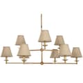 Miniatyrbilde 3 av 8: Taklys Home ESPRIT Beige Gyllen Messing 25 W 113 x 113 x 132 cm