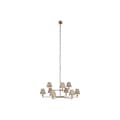 Miniatyrbilde 1 av 8: Taklys Home ESPRIT Beige Gyllen Messing 25 W 113 x 113 x 132 cm