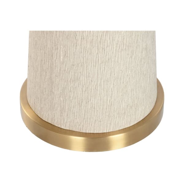 Gulvlampe Home ESPRIT Beige Gyllen 50 W 220 V 40 x 40 x 149 cm